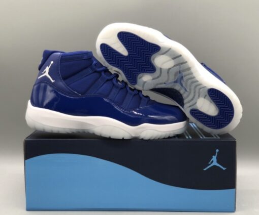 Alternative view of Nike Air Jordan 11 Retro Navy White
