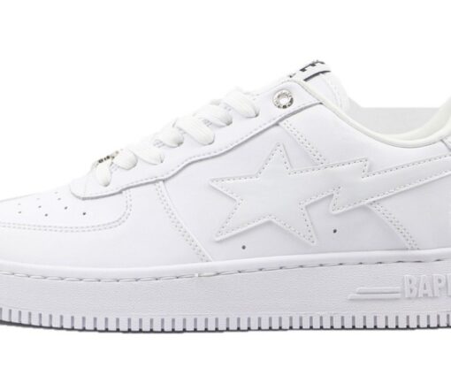 Bape STA Low White