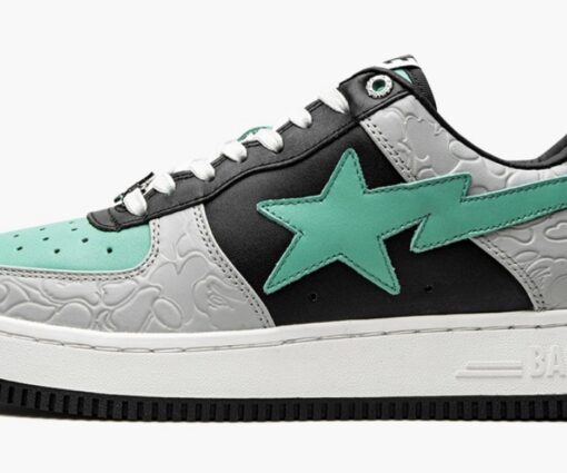 Bape STA Low Grey Black