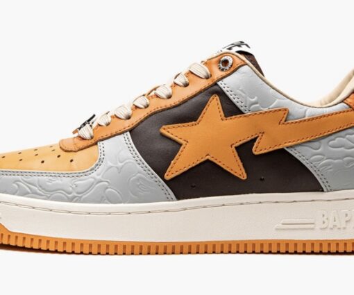 Bape STA Low Grey Orange