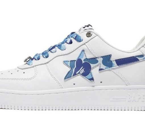 Bape STA Low White Blue