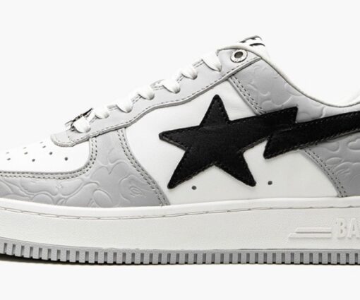Bape STA Low White Grey