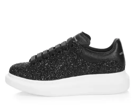 Alexander McQueen Glitter Black