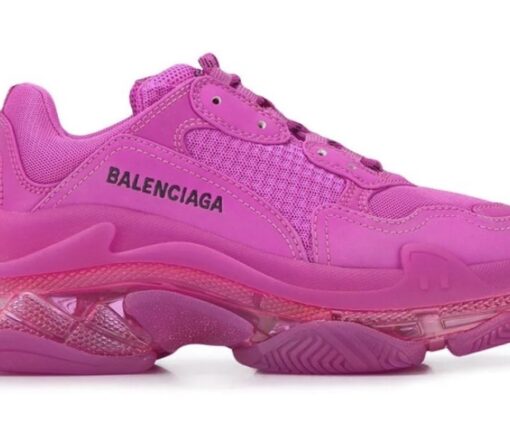 Balenciaga Triple S Clear Sole Fucsia
