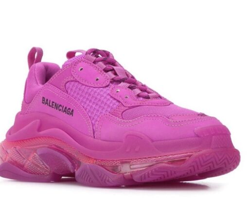Alternative view of Balenciaga Triple S Clear Sole Fucsia