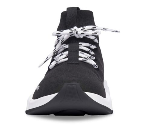 Alternative view of Balenciaga Speed Trainer Lace Up Black White