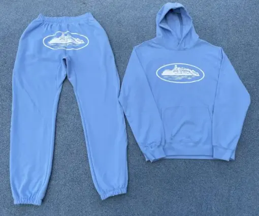 Corteiz Alcatraz Blue Tracksuit