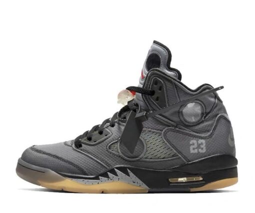 NIKE Air Jordan 5 Retro Off-White Black