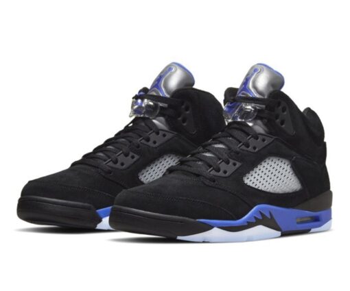 Alternative view of NIKE Air Jordan 5 Retro Racer Blue