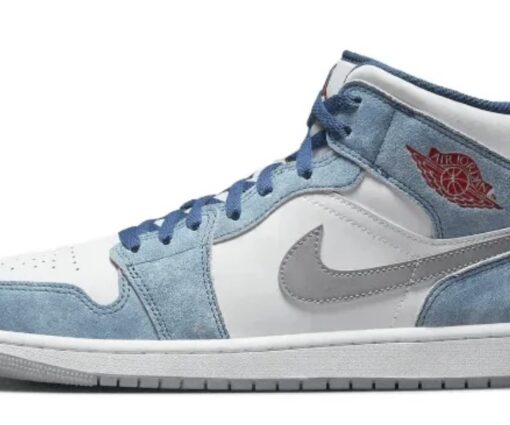 Nike Air Jordan 1 Mid French Blue Fire Red
