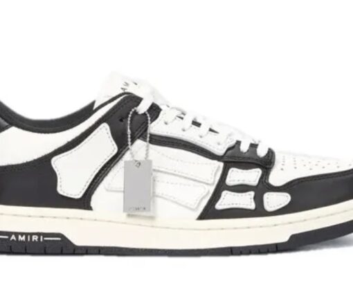 Amiri Skel Top Low Black White