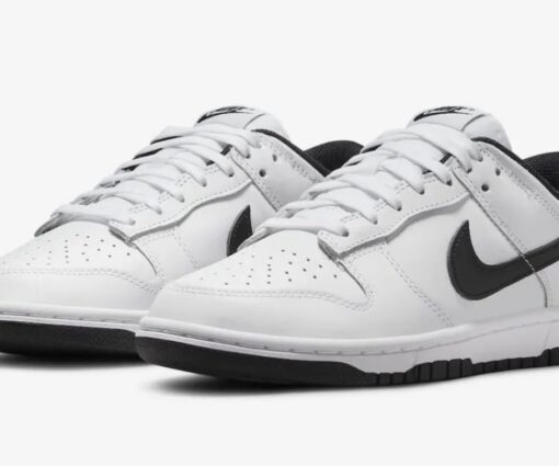 Alternative view of Nike SB Dunk Low White Black