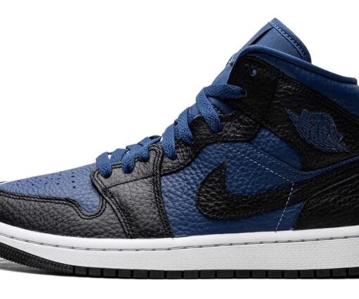 Alternative view of Nike Air Jordan 1 Mid Split French Blue
