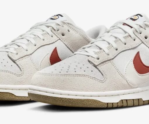 Alternative view of Nike SB Dunk Low SE 85 Double Swoosh Sail Orange