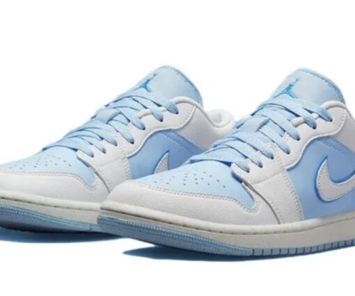 Alternative view of Nike Air Jordan 1 Low Ice Blue Reverse