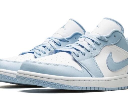 Alternative view of Nike Air Jordan 1 Low Ice Blue