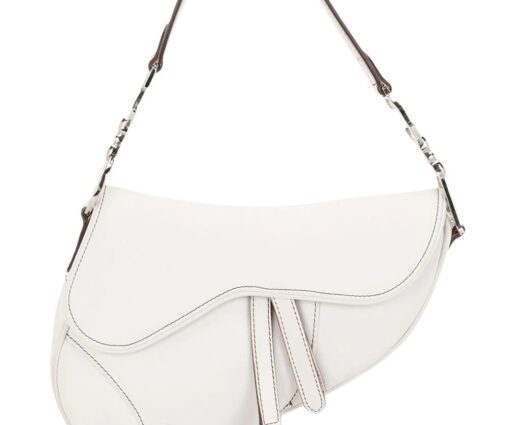 DIOR SADDLE BAG WHITE