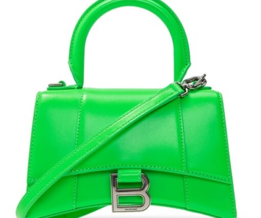 HOURGLASS SHOULDER BAG – NEON GREEN