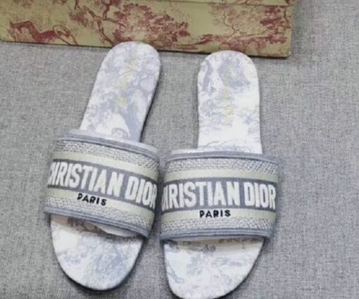Dior Mule Dway Grey Stamped