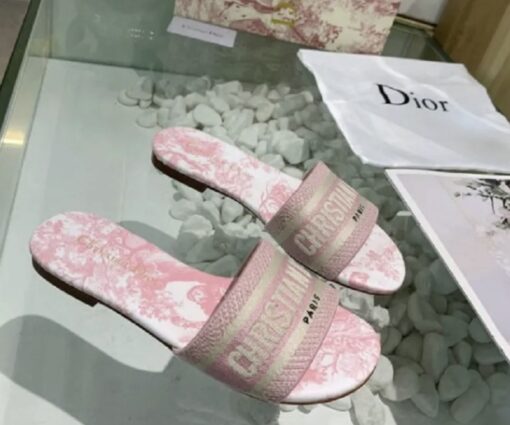 Dior Mule Dway Pink Stamped