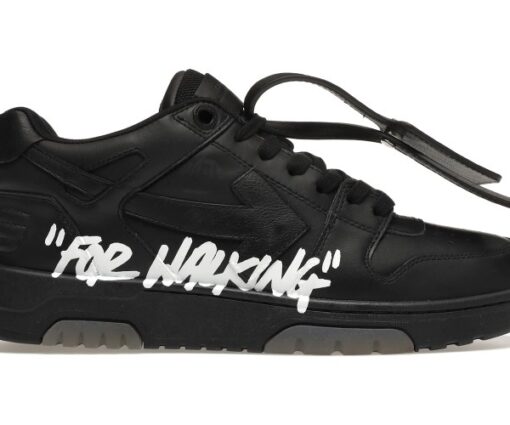 Off-White low-top “For Walking” Black White