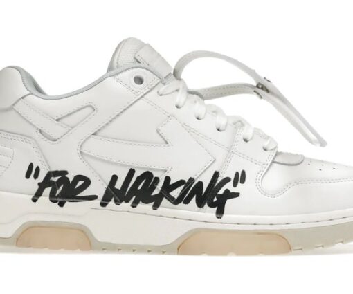 Off-White low-top “For Walking” White Black