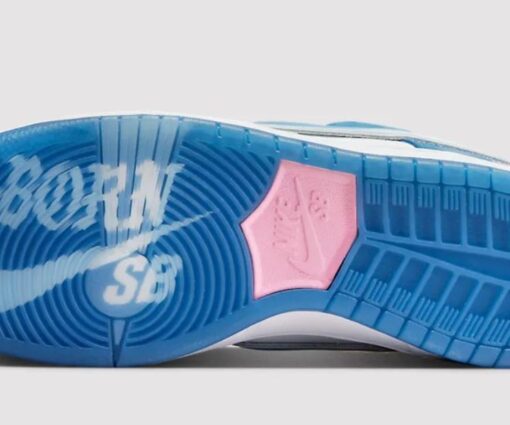 Alternative view of Nike SB Dunk Low Blue X Born X Raised