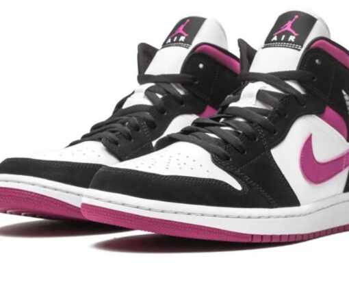 Alternative view of Nike Air Jordan 1 Mid Magenta
