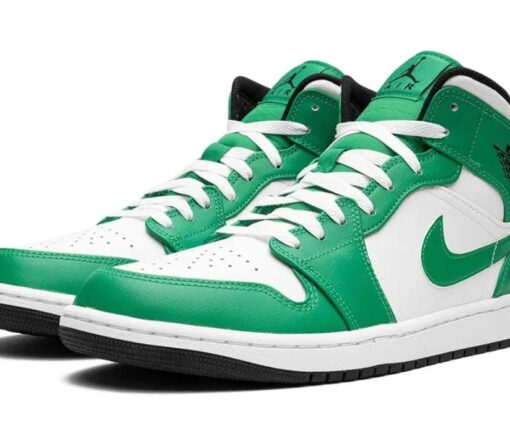 Alternative view of Nike Air Jordan 1 Mid Lucky Green