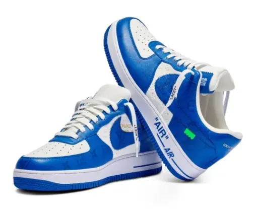 Alternative view of LV x Nike Air Force 107 LV8 Low Blue