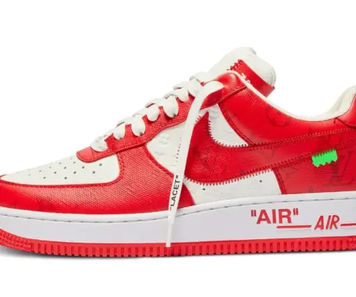 LV x Nike Air Force 107 LV8 Low Red
