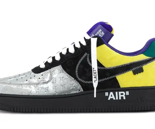 LV x Nike Air Force 107 LV8 Low Silver