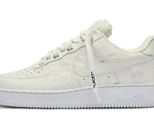 LV x Nike Air Force 107 LV8 Low White