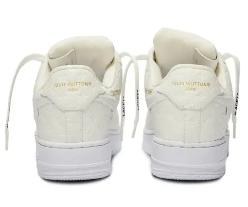 Alternative view of LV x Nike Air Force 107 LV8 Low White