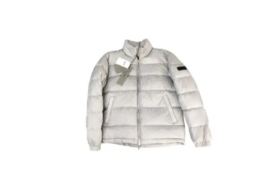 Christian Dior Oblique Silver Limited Edition Puffer Jacket – Luxury Technical Down Coat