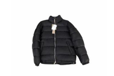 Dior Puffer Down Jacket – Luxury Black Oblique Jacquard Winter Jacket