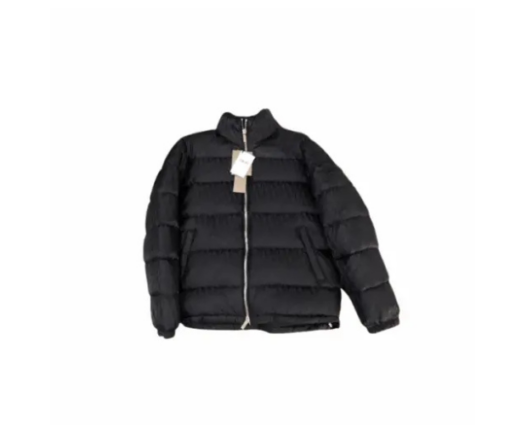 Dior Puffer Down Jacket – Luxury Black Oblique Jacquard Winter Jacket
