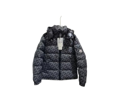 Moncler jacket Black, White Logo