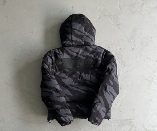 Alternative view of Hooded puffer-grey