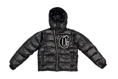 Corvidae Puffer Jacket Black – Luxury Streetwear Asymmetric Down Jacket