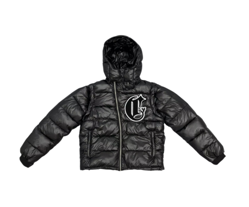 Corvidae Puffer Jacket Black – Luxury Streetwear Asymmetric Down Jacket