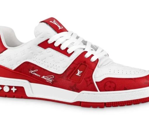LV Sneaker Signature Red White