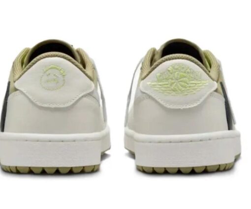 Alternative view of Nike Air Jordan 1 Low Golf x Travis Scott Neutral Olive