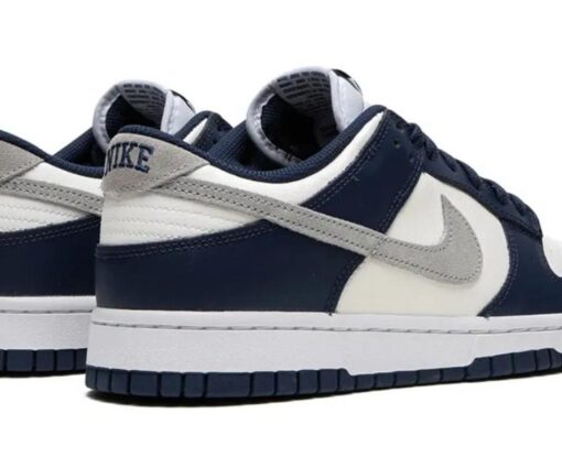 Alternative view of Nike Dunk Low Summit White Midnight Navy