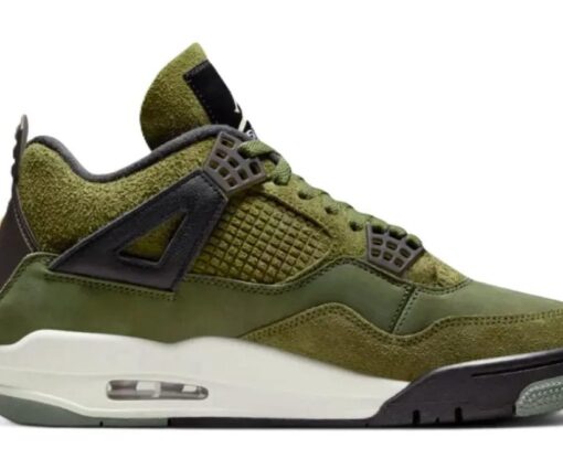 Alternative view of Nike Air Jordan 4 Craft Olive