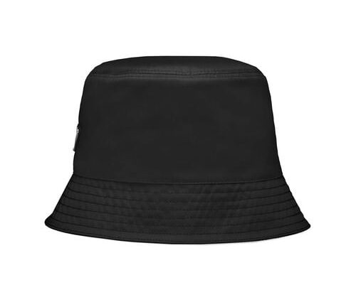 PRADA RE-NYLON BUCKET HAT - BLACK