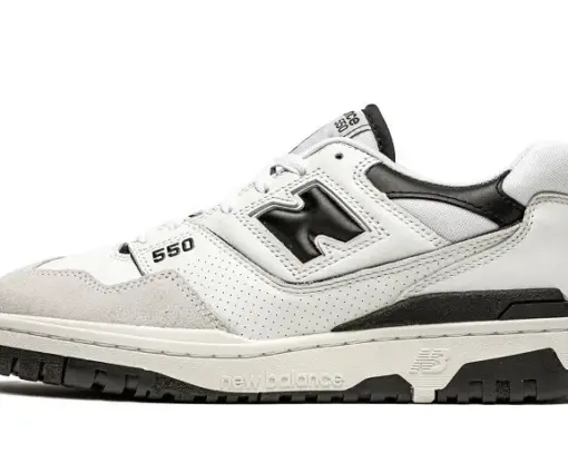 New Balance 550 Sea Salt Black