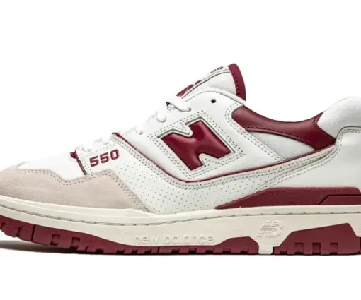 New Balance 550 Sea Salt Burgundy