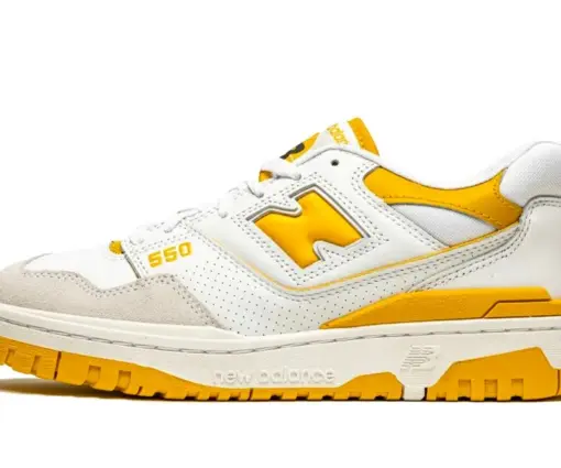 New Balance 550 Sea Salt Varsity Gold