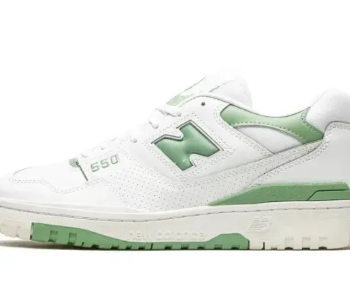 New Balance 550 White Mint Green